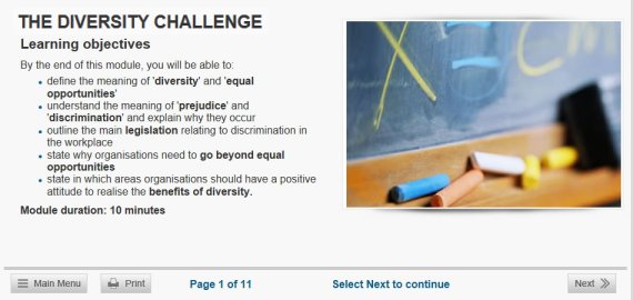 diversity elearning