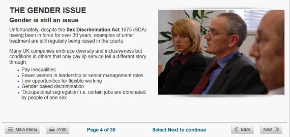 online gender equality training