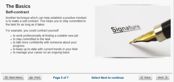 changing jobs online course