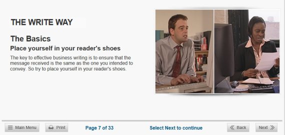 email writing training